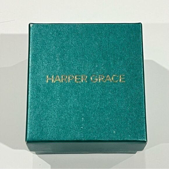 Harper Grace NIB heart earrings with 18k gold over sterling silver - Picture 2 of 4